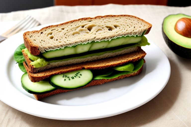 Vegan Avocado Sandwich